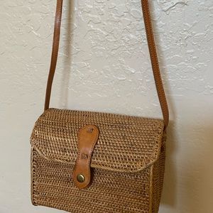 Super cute Rattan purse